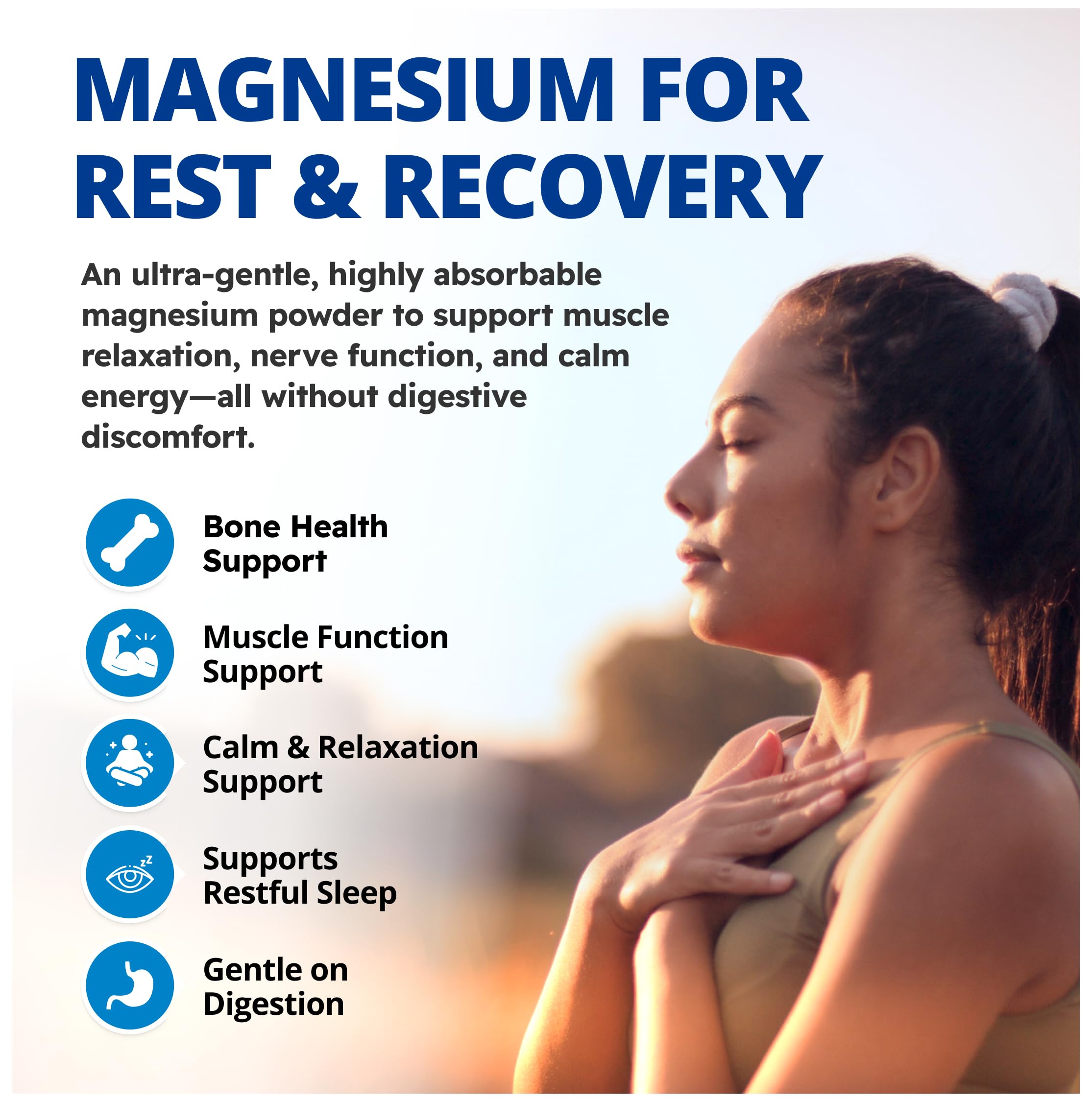 CanPrev Magnesium Bis-Glycinate Powder 400mg back view