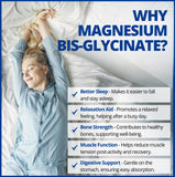 CanPrev Magnesium BisGlycinate 200mg capsule bottle with a measuring spoon
