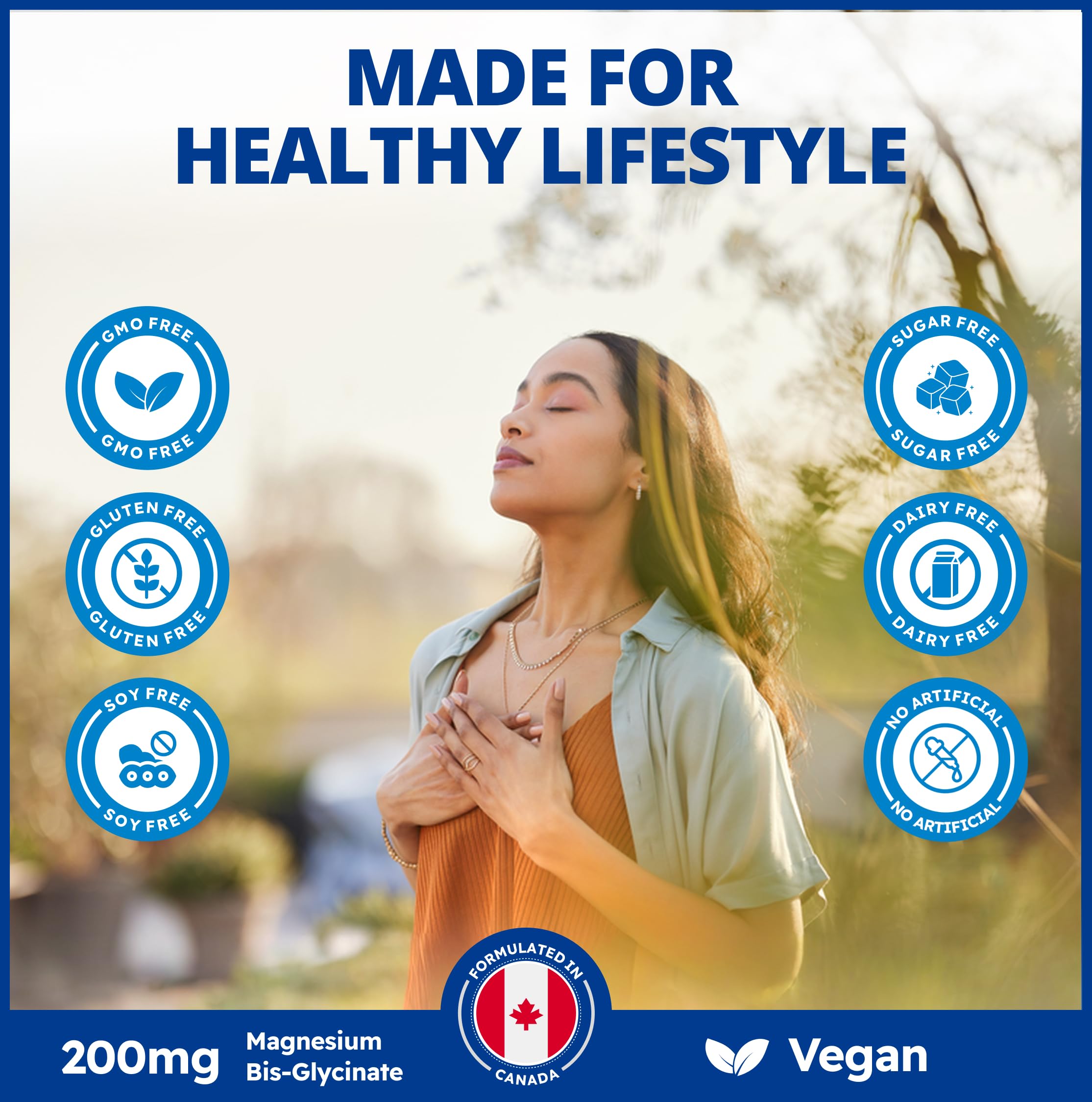 CanPrev Magnesium BisGlycinate 200mg capsule ingredients list