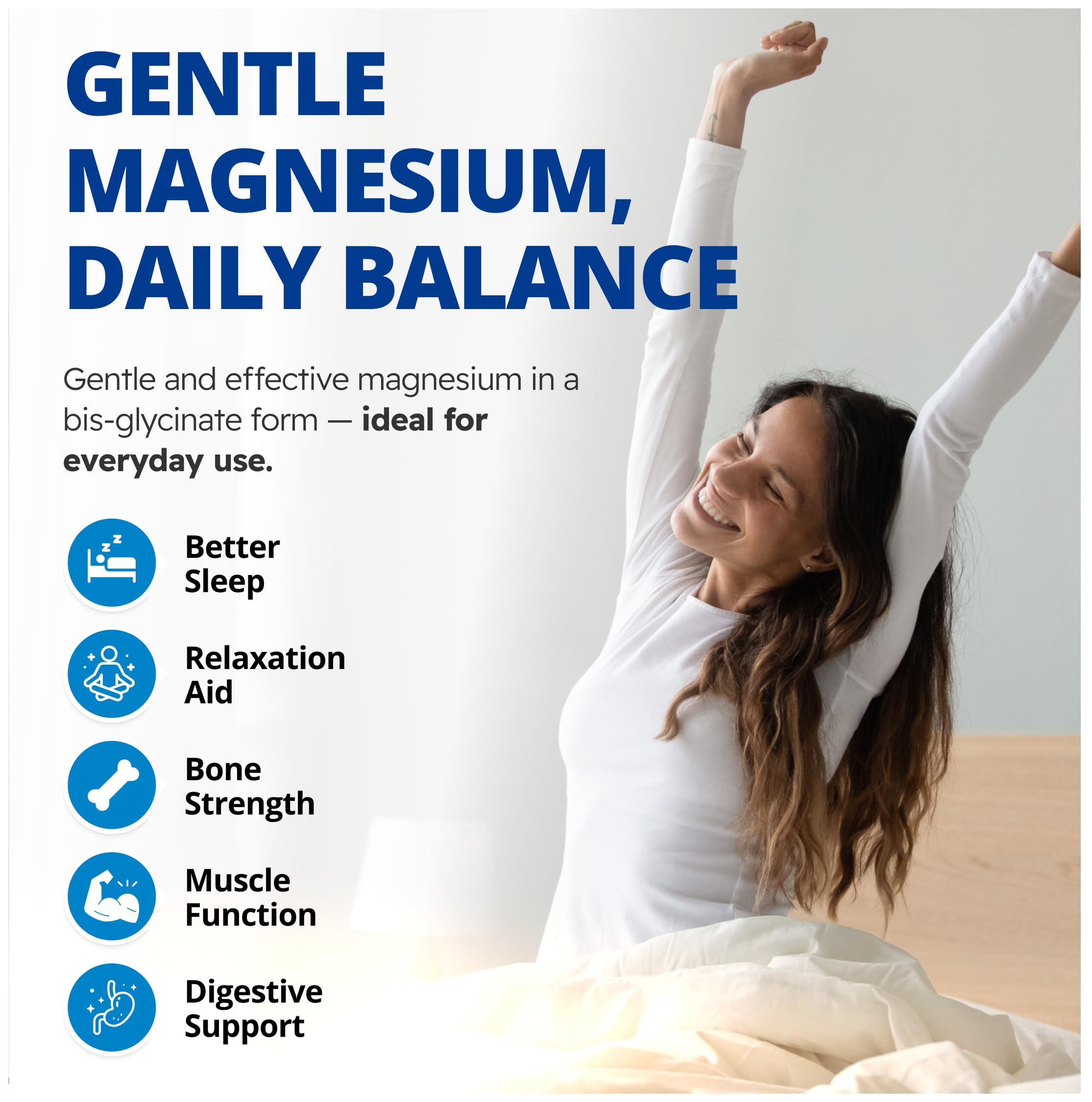 CanPrev Magnesium BisGlycinate 200mg capsule side view