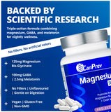 CanPrev Magnesium Bisglycinate Chelated 125mg packaging side view