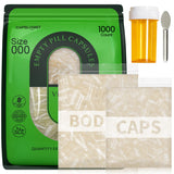 CAPSLogist Size 000 Vegan Empty Capsules front view