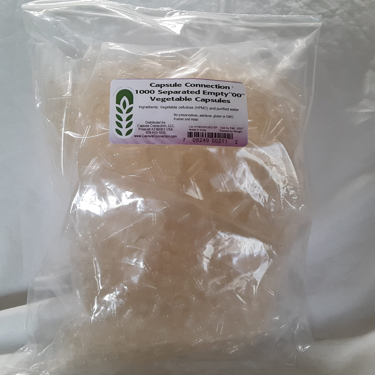 Capsule Connection Separated Capsules 700mg front view with packaging