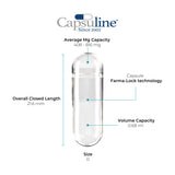 Capsuline Empty Gelatin Capsules Size 0 contents close-up