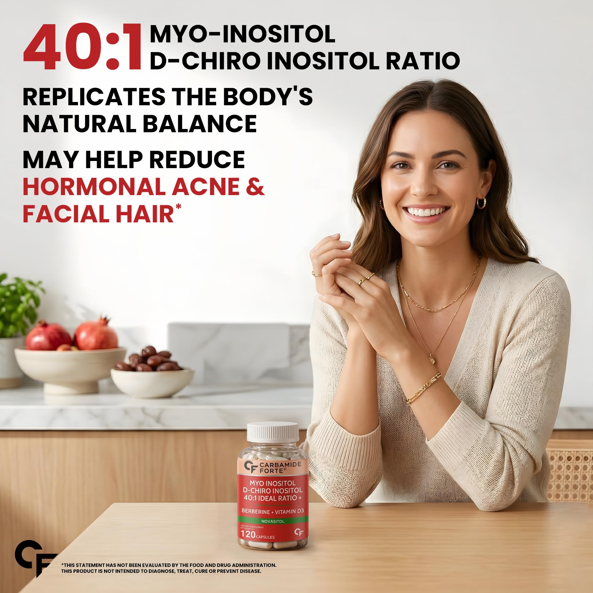 Carbamide Forte Myo-Inositol & D-Chiro Inositol Capsules packaging