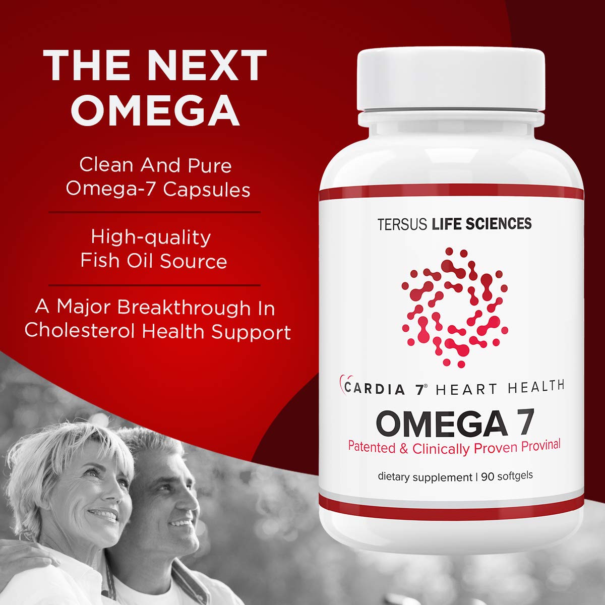 CARDIA7 Omega-7 Supplement ingredients list