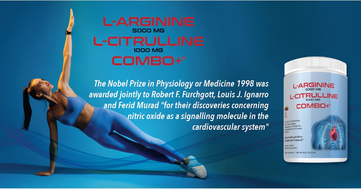 Cardio 911 L-Arginine powder in a scoop