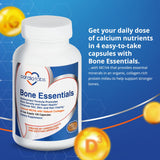 CardioTabs Bone Essentials Calcium Supplement bottle side view