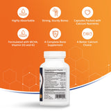 CardioTabs Bone Essentials Calcium Supplement capsules close-up
