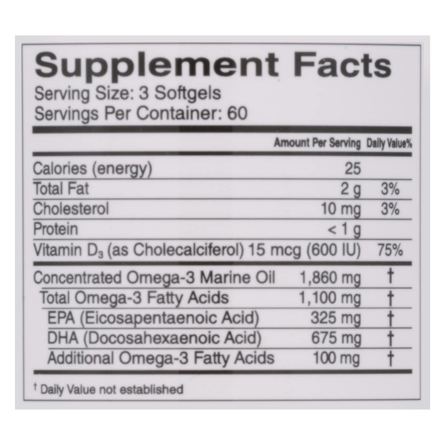 CardioTabs Omega-3 Lemon Minis 1100mg softgels on a table