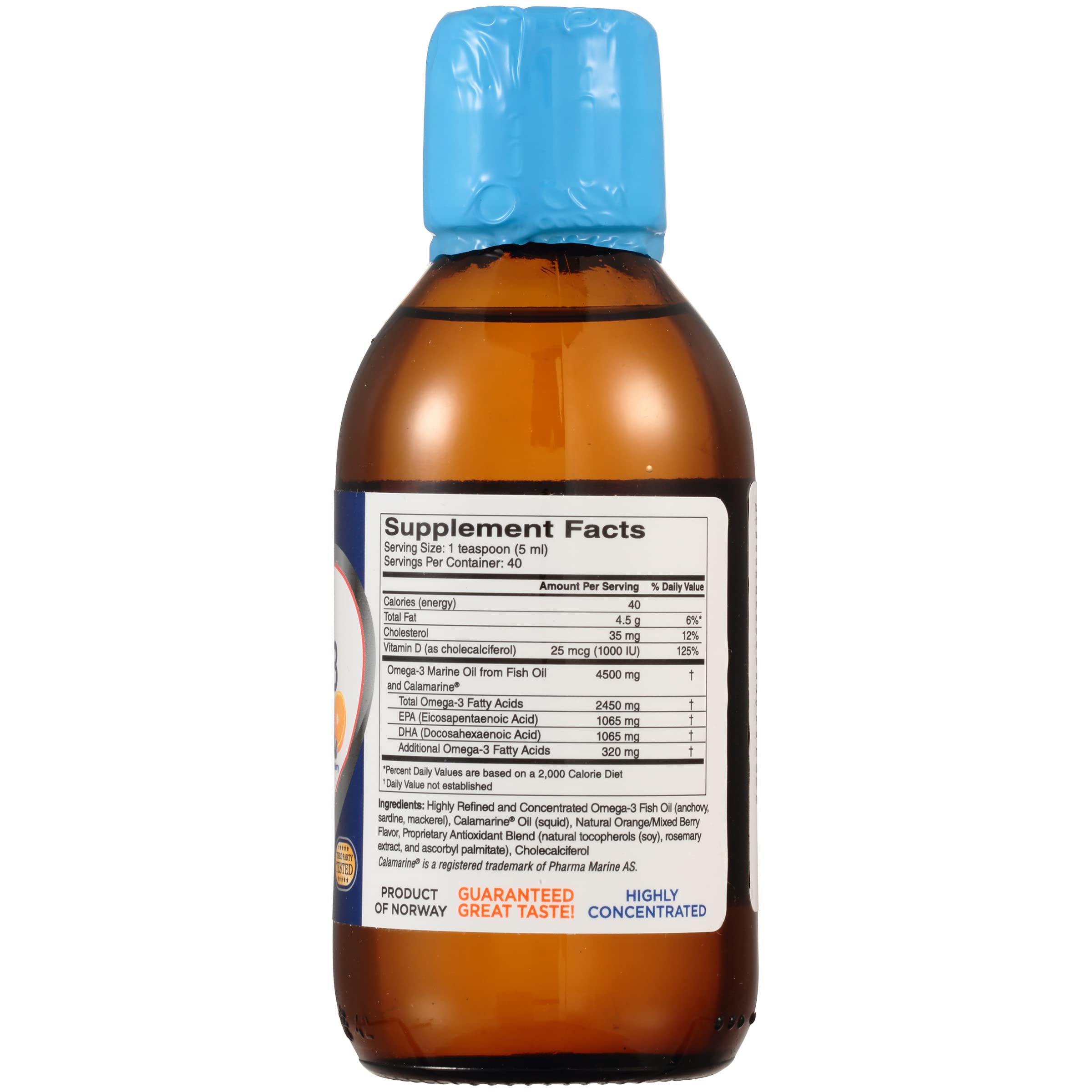CardioTabs Ultra Strength Omega-3 Liquid Supplement serving size measurement
