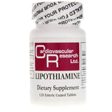 Cardiovascular Research Lipothiamine Thiamine 50mg and Alpha Lipoic Acid 7.5mg tablet bottle