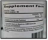 Cardiovascular Research Serraflazyme Tablets 100 Count showing tablet details