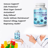 CARE 4 HARMONY Quercetin Gummies back view with ingredient list