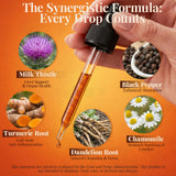 CareGem Liquid Turmeric Drops bottle with dropper