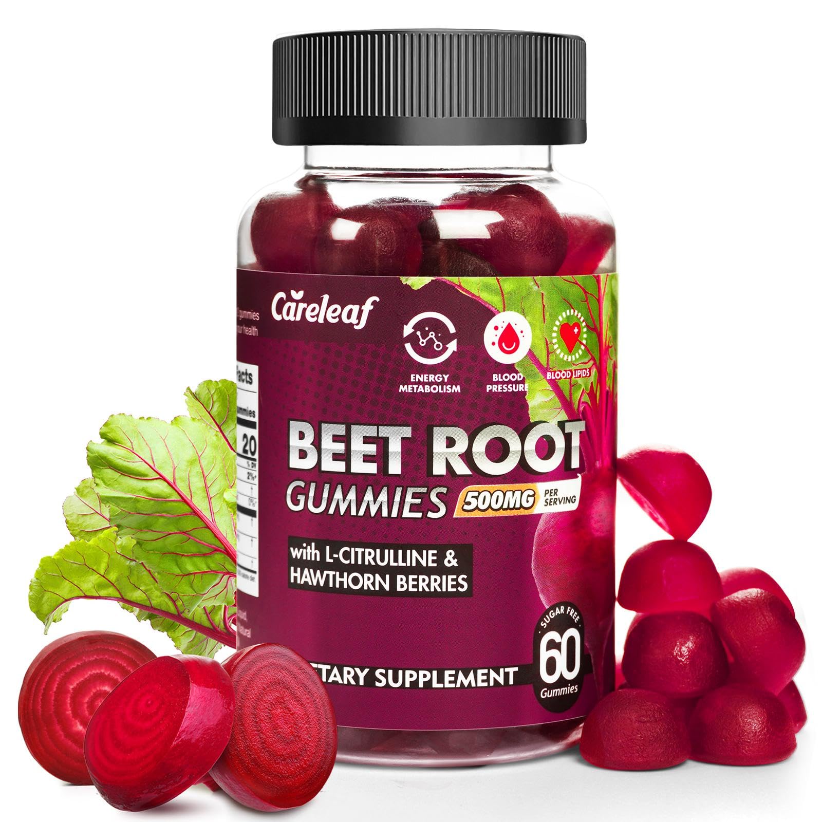 careleaf Beet Root Gummies 220g front view