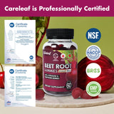 careleaf Beet Root Gummies 220g nutritional information