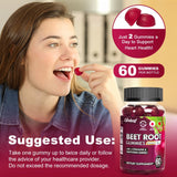 careleaf Beet Root Gummies 220g with fresh beets