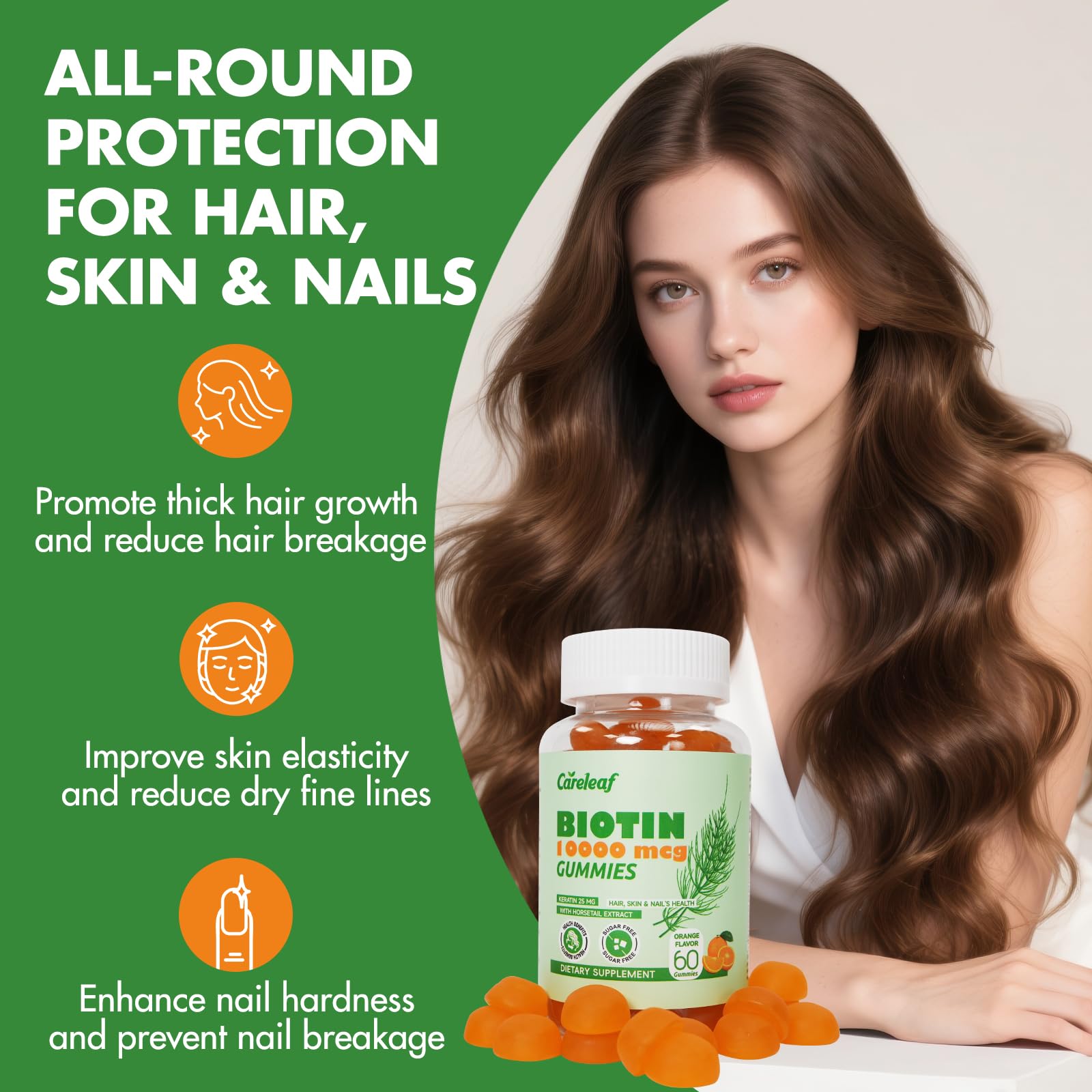 careleaf Biotin Gummies ingredients list