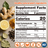 careleaf Turmeric Gummies bottle side view