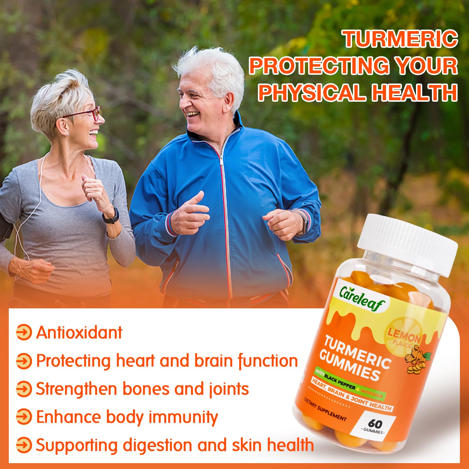 careleaf Turmeric Gummies nutritional information
