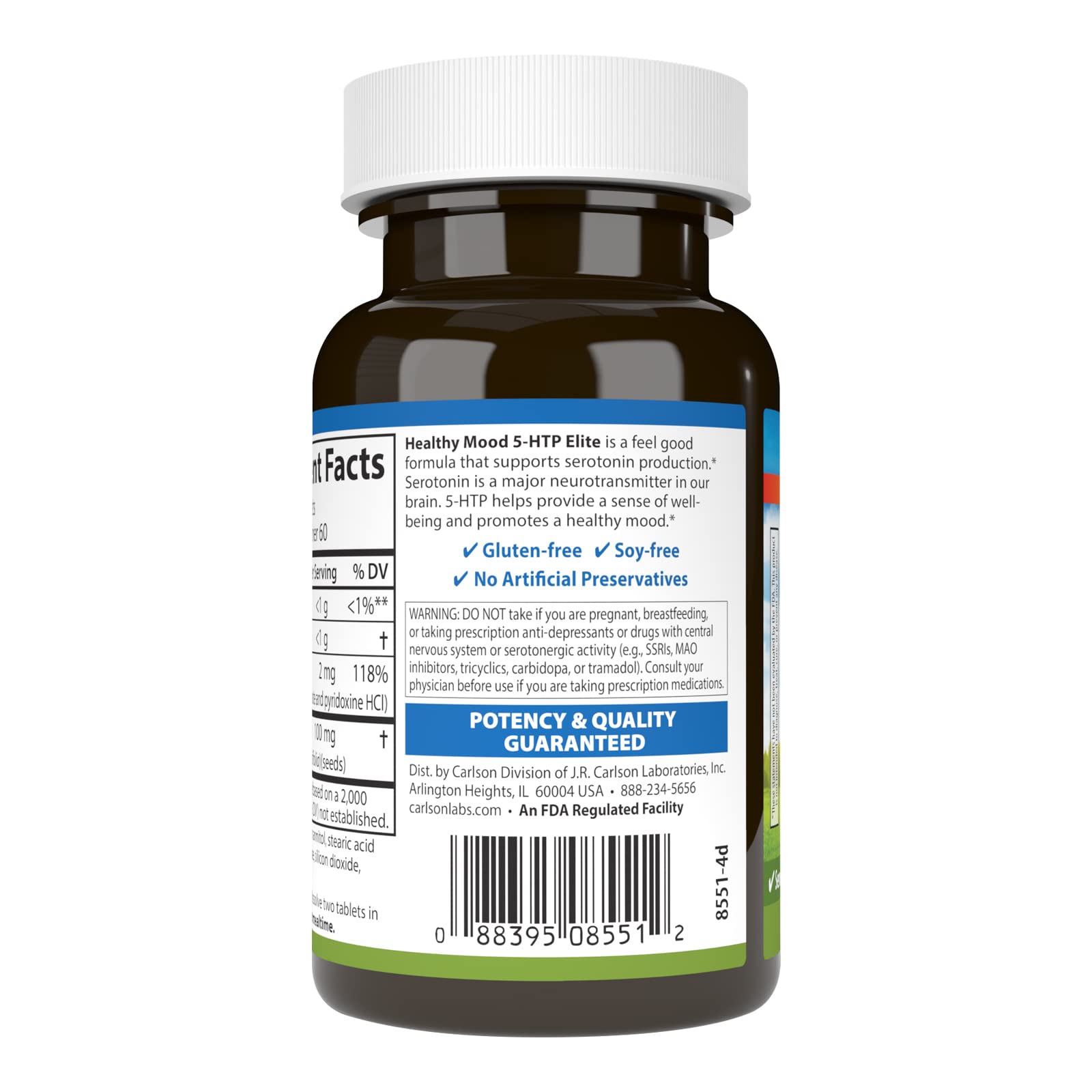 Carlson 5-HTP Chewables natural raspberry flavour chewable close-up