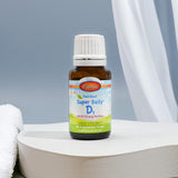 Carlson Baby's Plant-Based Super Daily D3 on a kitchen counter