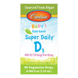 Carlson Baby's Plant-Based Super Daily D3 with measuring dropper