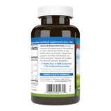 Carlson Calcium and Magnesium Supplement with a glass of water