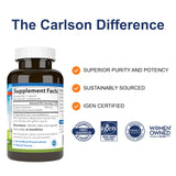 Carlson Ceylon Cinnamon Capsules 500mg side view