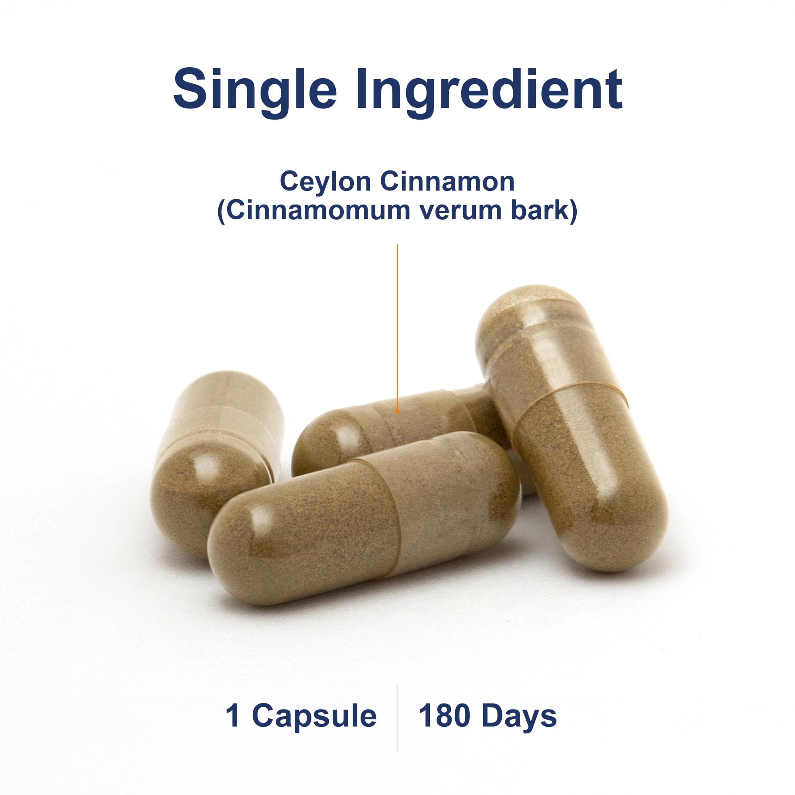 Carlson Ceylon Cinnamon Capsules easy-to-swallow capsules