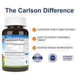 Carlson Chewable Iron Supplement 30mg strawberry flavour packaging