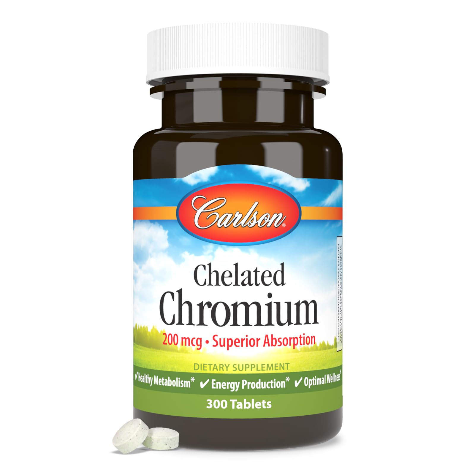 Carlson Chromium 200 mcg Supplement ingredients list