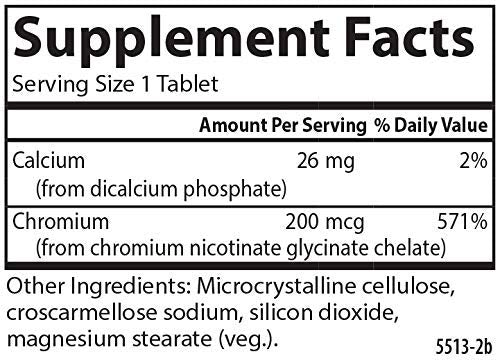 Carlson Chromium 200 mcg Supplement packaging