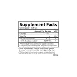 Carlson DHA Soft Gel Capsules 1000mg bottle with label