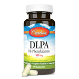 Carlson DLPA Amino Acid Supplement 500mg back view