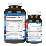 Carlson Elite Omega-3 Gems 1600mg supplement with lemon slices