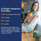 Carlson Fish Oil Omega-3 Fatty Acids 431g ingredients list