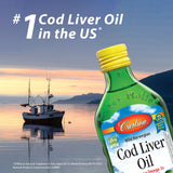 Carlson Fish Oil Supplement capsules in a spoon