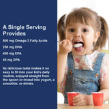Carlson Kid's The Very Finest Fish Oil with fresh fish background