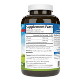 Carlson L-Lysine & L-Proline supplement bottle side view
