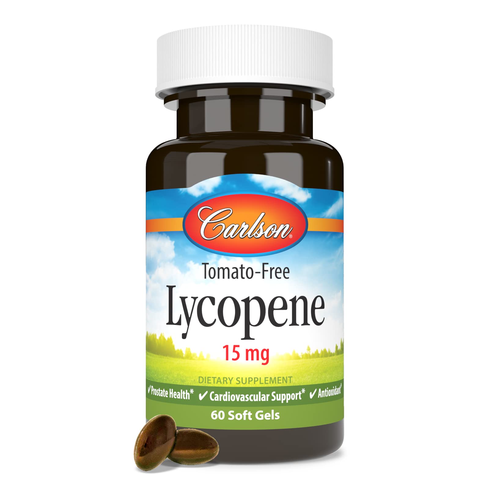 Carlson Lycopene Supplement 15mg packaging
