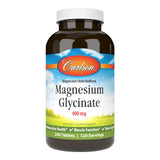 Carlson Magnesium Glycinate 400mg supplement front view