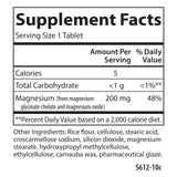 Carlson Magnesium Glycinate Chelate 200mg capsule close-up