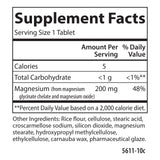 Carlson Magnesium Supplement 200mg packaging