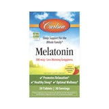 Carlson Melatonin 300 mcg chewable tablets front view