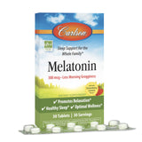 Carlson Melatonin chewable tablets side view