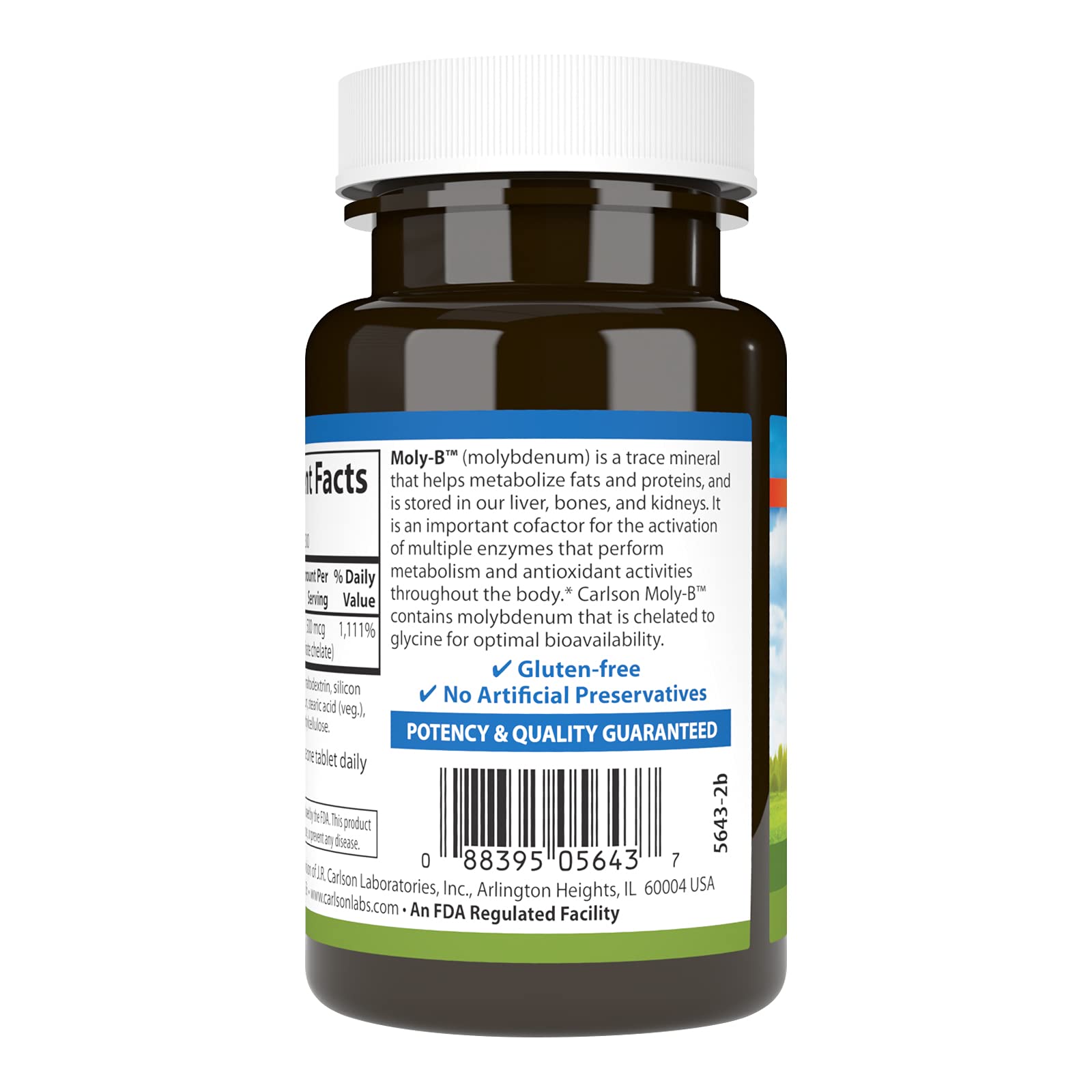 Carlson Multi-Enzymes side view of packaging