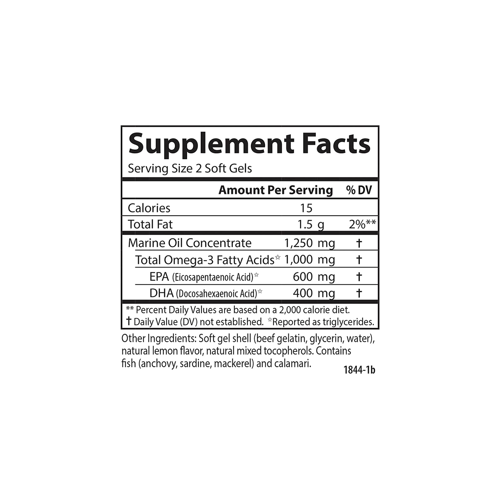 Carlson Omega-3 Fish Oil 1000mg mini soft gels with a measuring spoon