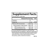 Carlson Omega-3 Fish Oil 1000mg mini soft gels with a measuring spoon